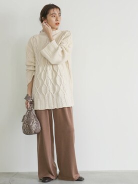 SELECT MOCAさん（レディース・160cm）の冬コーディネート
