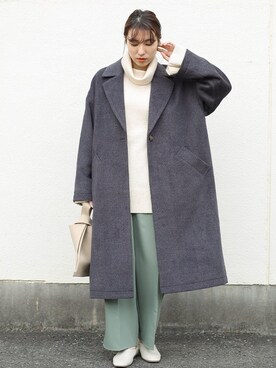 select MOCA(セレクトモカ)の「ベーシックロングチェスターコート select MOCA(セレクトモカ)の「ベーシックロングチェスターコート