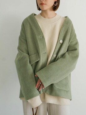 「パステルコーデ」｜SELECT MOCAさん（レディース・163cm）の冬コーディネート