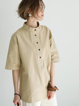 「ハイネックトップス」｜SELECT MOCAさん（レディース・163cm）の春コーディネート