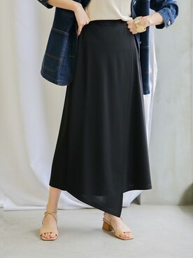 「テロテロ」｜SELECT MOCAさん（レディース・163cm）の春コーディネート