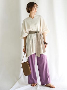 SELECT MOCAさん（レディース・163cm）の春コーディネート