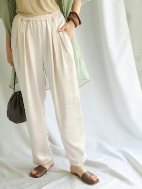 「テロテロ」｜SELECT MOCAさん（レディース・163cm）の春コーディネート