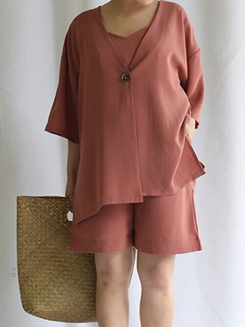 SELECT MOCAさん（レディース・163cm）の夏コーディネート