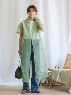 SELECT MOCAさん（レディース・163cm）の夏コーディネート