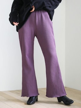 「select MOCA（セレクトモカ）のリンキングオーバーサイズタートルニット（ニット/セーター）」を使った、SELECT MOCAさん（レディース・163cm）の秋コーディネート