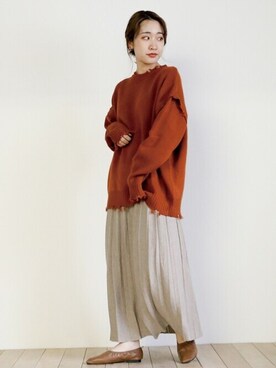 SELECT MOCAさん（レディース・162cm）の秋コーディネート