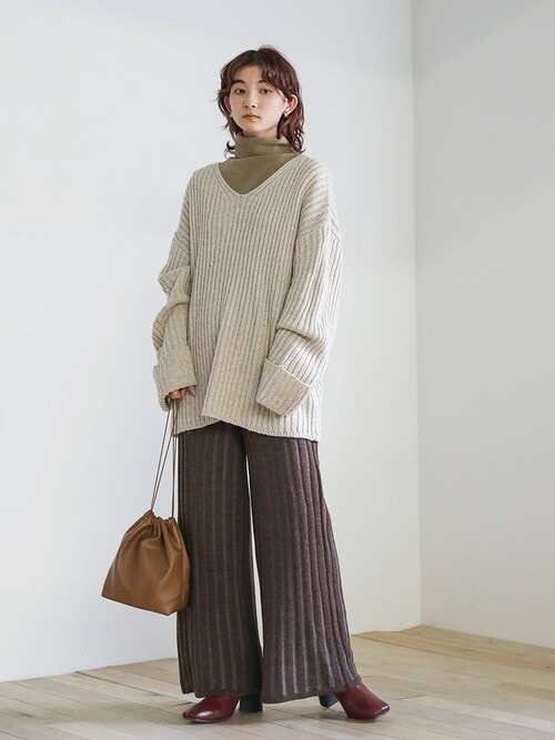 Select Moca Moca Office Select Mocaのニット セーターを使ったコーディネート Wear