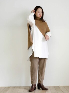 SELECT MOCAさん(レディース・163cm)の秋コーディネート