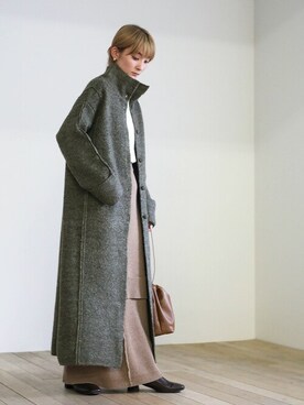 「select MOCA（セレクトモカ）のアイテム（その他アウター）」を使った、SELECT MOCAさん（レディース・158cm）の冬コーディネート