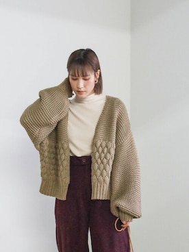 SELECT MOCAさん（レディース・163cm）の冬コーディネート