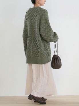 SELECT MOCAさん（レディース・158cm）の冬コーディネート