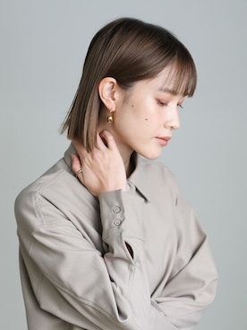 「select MOCA（セレクトモカ）のアイテム（その他アウター）」を使った、SELECT MOCAさん（レディース・163cm）の冬コーディネート