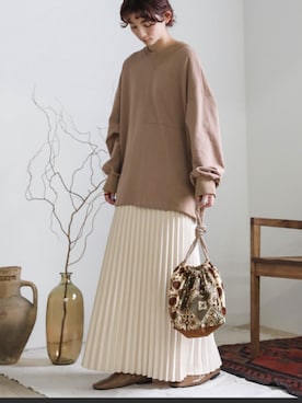 SELECT MOCAさん（レディース・163cm）の冬コーディネート