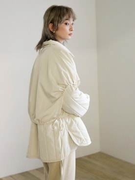 「select MOCA（セレクトモカ）のアイテム（その他アウター）」を使った、SELECT MOCAさん（レディース・163cm）の冬コーディネート
