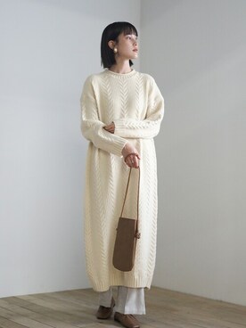 SELECT MOCAさん（レディース・163cm）の冬コーディネート