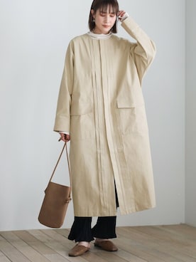 「select MOCA（セレクトモカ）のアイテム（その他アウター）」を使った、SELECT MOCAさん（レディース・163cm）の冬コーディネート