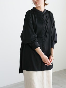 「アイテム（バングル/リストバンド）」を使った、SELECT MOCAさん（レディース・163cm）の春コーディネート