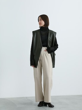 SELECT MOCAさん（レディース・163cm）の秋コーディネート