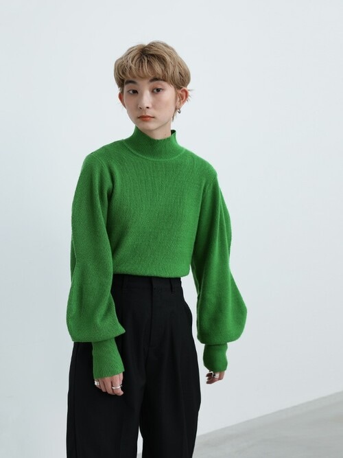 デザインスリーブニットプルオーバー（ニット/セーター）｜select MOCA