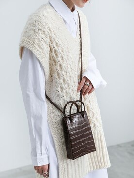 SELECT MOCAさん（レディース・163cm）の秋コーディネート