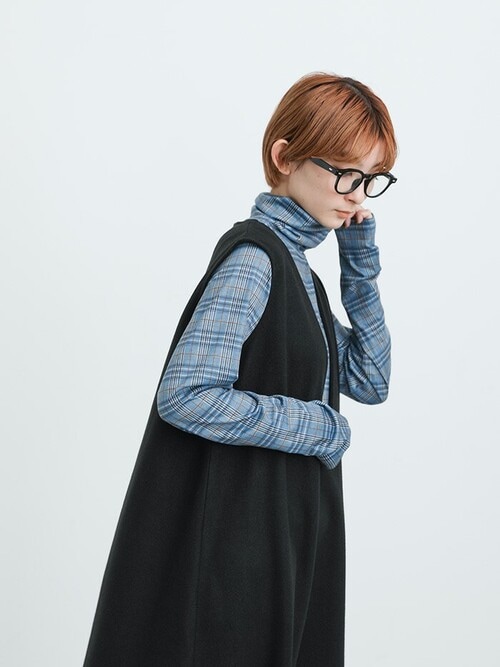 moka　服セット　　157 TAKA-Q｜シアサッカー 1ボタン7分袖ジャケット 紺(セットアップ