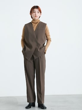 SELECT MOCAさん（レディース・158cm）の冬コーディネート