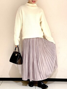 azusaさん（レディース・156cm）の冬コーディネート