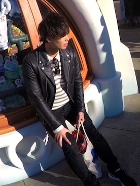 けちゃむずさん(メンズ・179cm)の秋コーディネート