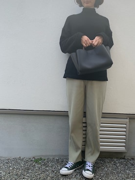 「LS Scene（エルエスシーン）のアイテム」を使った、yuzuna108さん（レディース・175cm）の冬コーディネート