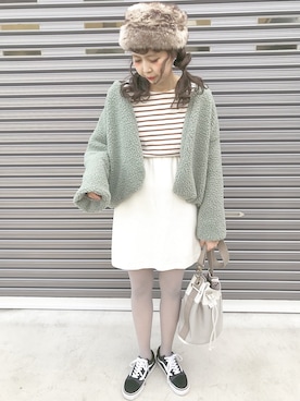 「Another Edition（アナザーエディション）のアイテム（ノーカラージャケット）」を使った、CHiiiさん（レディース・163cm）の秋コーディネート