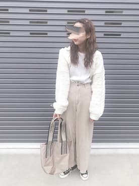 「Another Edition」｜「アイテム（トートバッグ）」を使った、CHiiiさん（レディース・163cm）の秋コーディネート