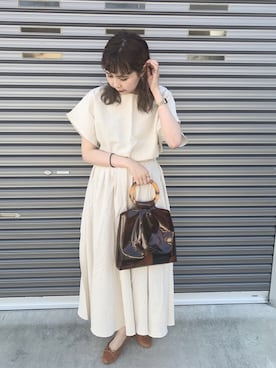 「3rd Spring select（サードスプリングセレクト）のアイテム」を使った、CHiiiさん（レディース・163cm）の夏コーディネート
