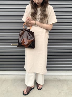 「3rdspring」｜「アイテム（ワンピース/ドレス）」を使った、CHiiiさん（レディース・163cm）の夏コーディネート