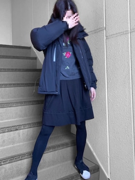 「Marc by Marc Jacobs（マークバイマークジェイコブス）のアイテム（スカート）」を使った、りさん（レディース・165cm）の冬コーディネート