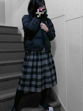 「ヌプシジャケット」｜りさん（レディース・165cm）の冬コーディネート