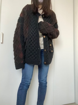 「アイテム（ボディバッグ/ウエストポーチ、シルバー系）」を使った、りさん（レディース・165cm）の秋コーディネート