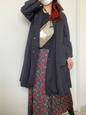 「BLEU FORET（ブルーフォレ）のアイテム（レッグウェア）」を使った、りさん（レディース・165cm）の春コーディネート