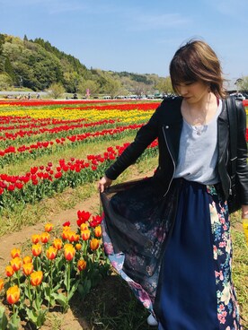 Mai✩*॰¨̮さん（レディース・161cm）の春コーディネート