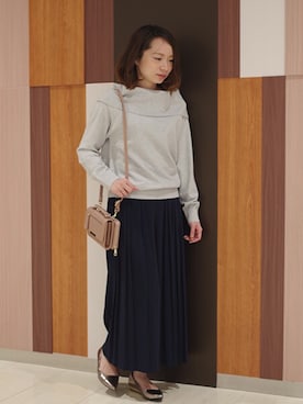 こがあきほさん（レディース・157cm）の冬コーディネート