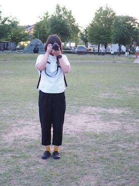 「H.O.B（エイチオービー）のアイテム」を使った、台さん（レディース・160cm）の春コーディネート