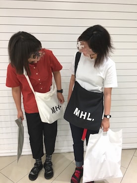 「H.O.B（エイチオービー）のアイテム」を使った、台さん（レディース・160cm）の夏コーディネート