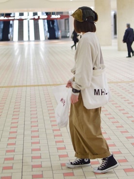 台さん（レディース・160cm）の冬コーディネート