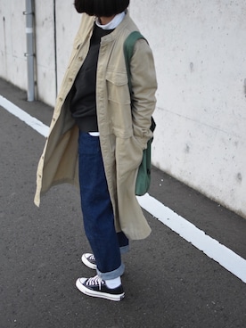 台さん(レディース・160cm)の冬コーディネート