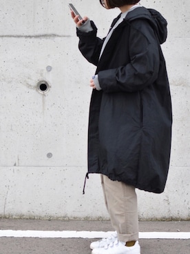 「BASISBROEK（バシスブルック）のアイテム（ジャケット/アウター）」を使った、台さん（レディース・160cm）の冬コーディネート