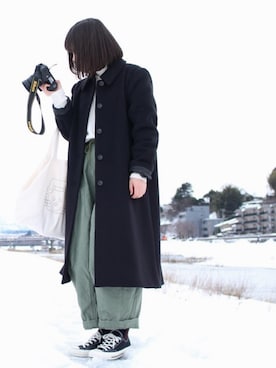 台さん（レディース・160cm）の冬コーディネート