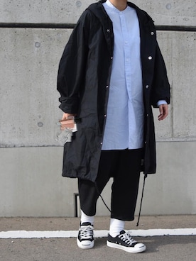 「BASISBROEK（バシスブルック）のアイテム（ジャケット/アウター）」を使った、台さん（レディース・160cm）の春コーディネート
