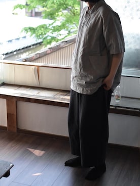 「NOWHAW（ノウハウ）のアイテム」を使った、台さん（レディース・160cm）の春コーディネート