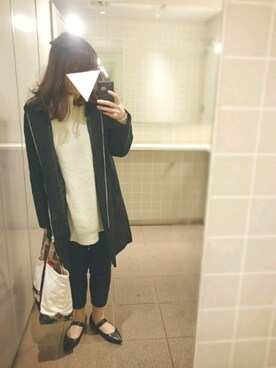 「SEVENDAYS=SUNDAY（セブンデイズサンデイ）のアイテム（ダウンジャケット/コート）」を使った、y + aさん（レディース・160cm）の冬コーディネート