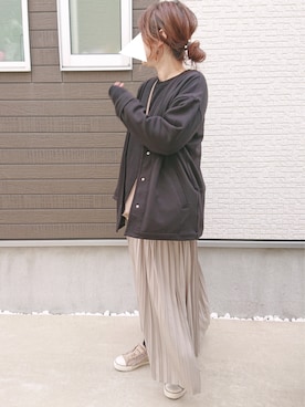 「LEPSIM（レプシィム）のアイテム（ブルゾン）」を使った、y + aさん（レディース・160cm）の冬コーディネート